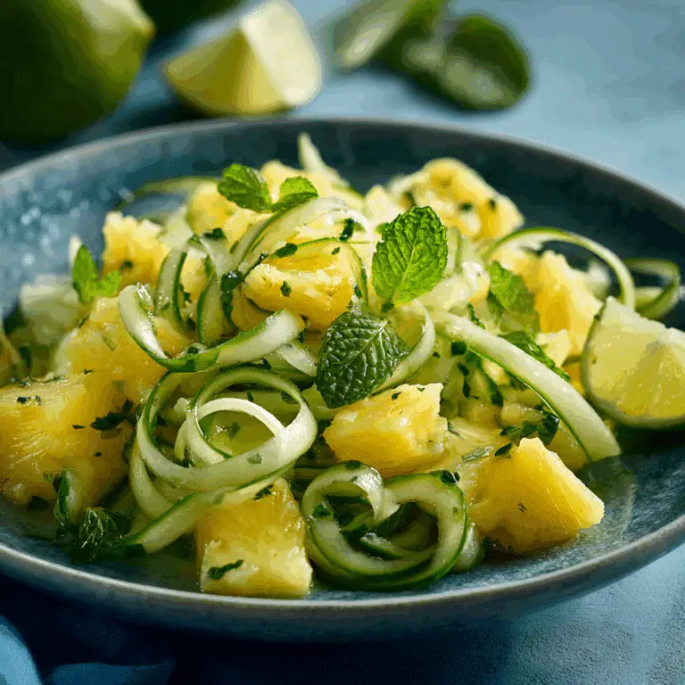 Pineapple Cucumber Salad