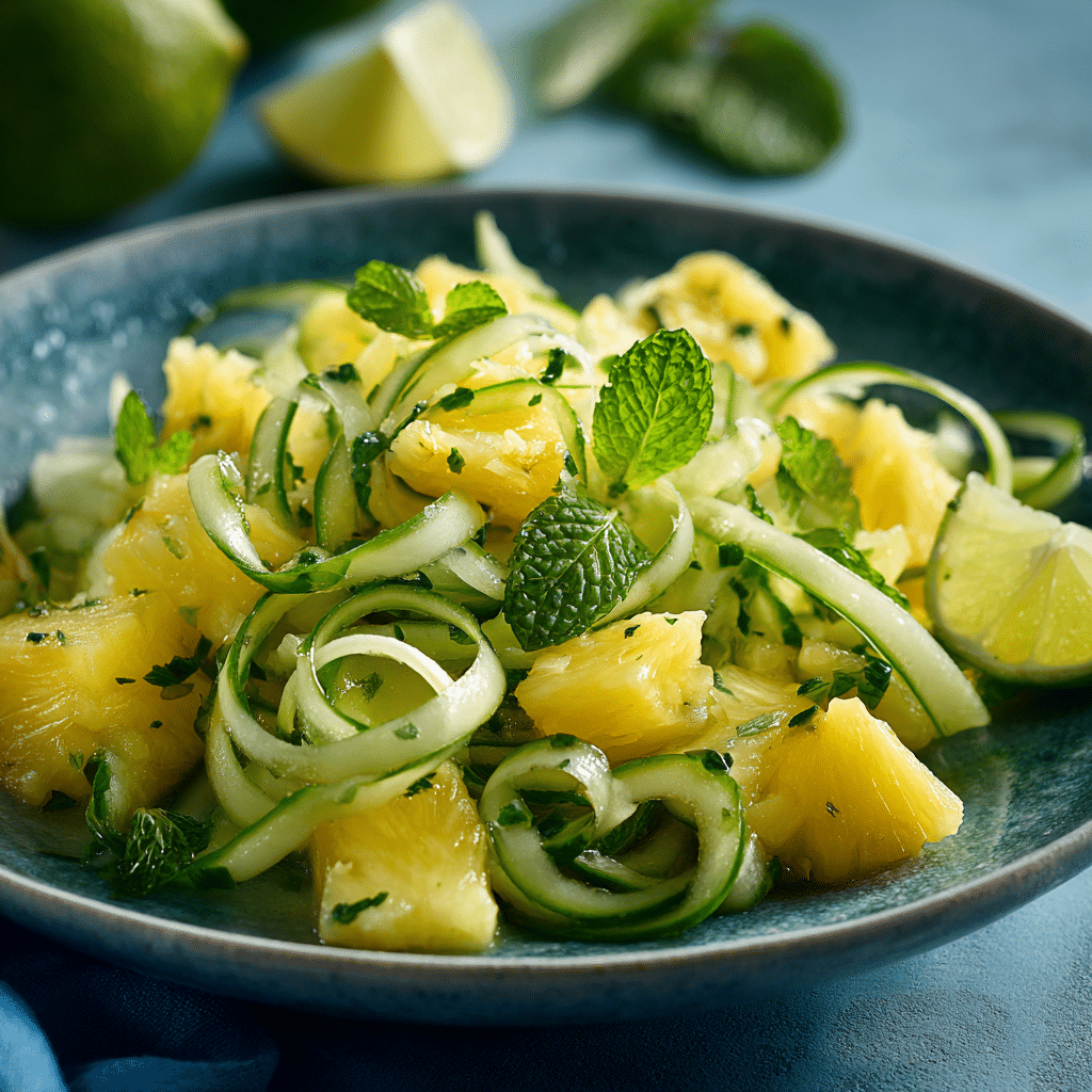 Pineapple Cucumber Salad