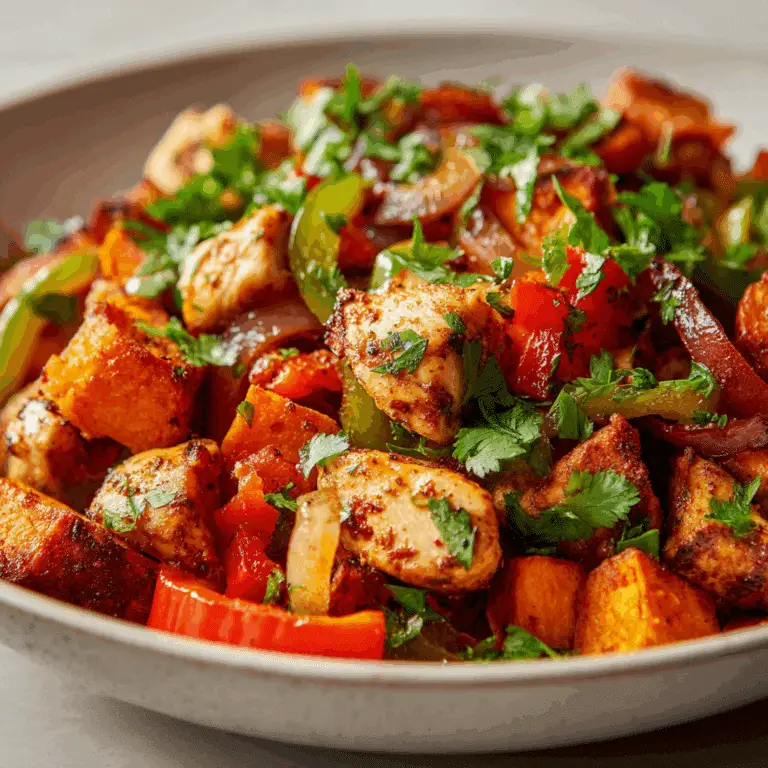 Mexican Chicken and Sweet Potato Skillet