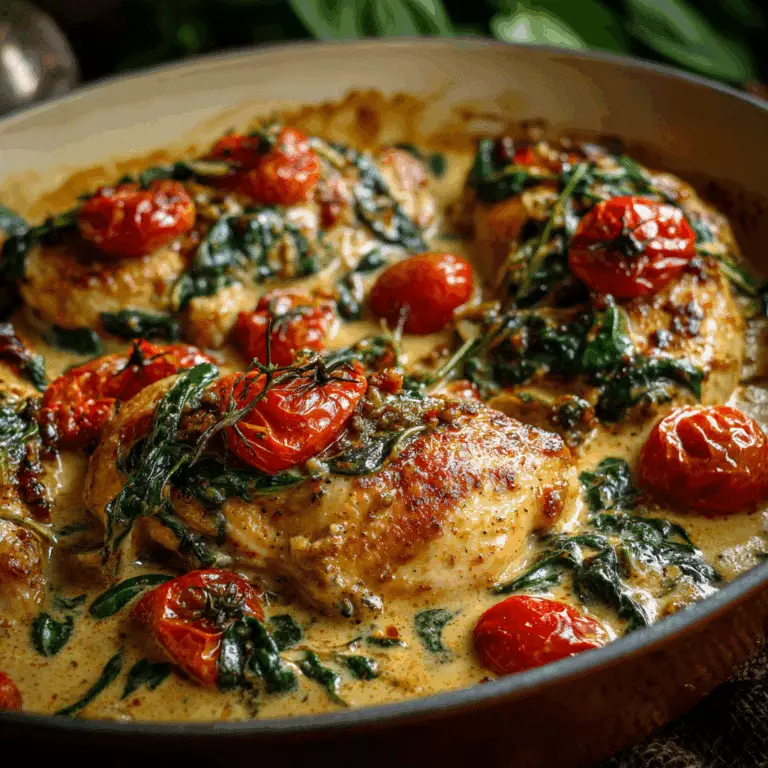 Creamy Sun-Dried Tomato Chicken Orzo