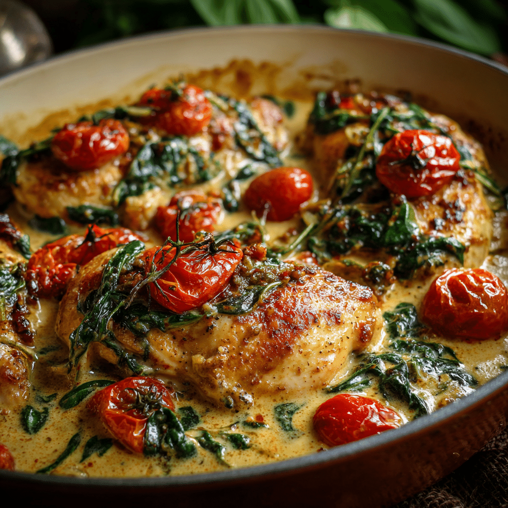 Creamy Sun-Dried Tomato Chicken Orzo