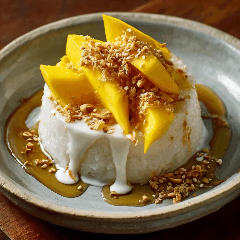 Coconut Mango Sticky Rice