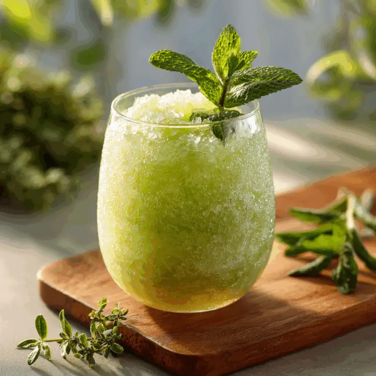 Honeydew Mint Slush