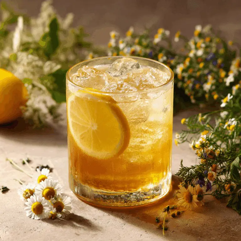 Iced Chamomile Citrus Tea