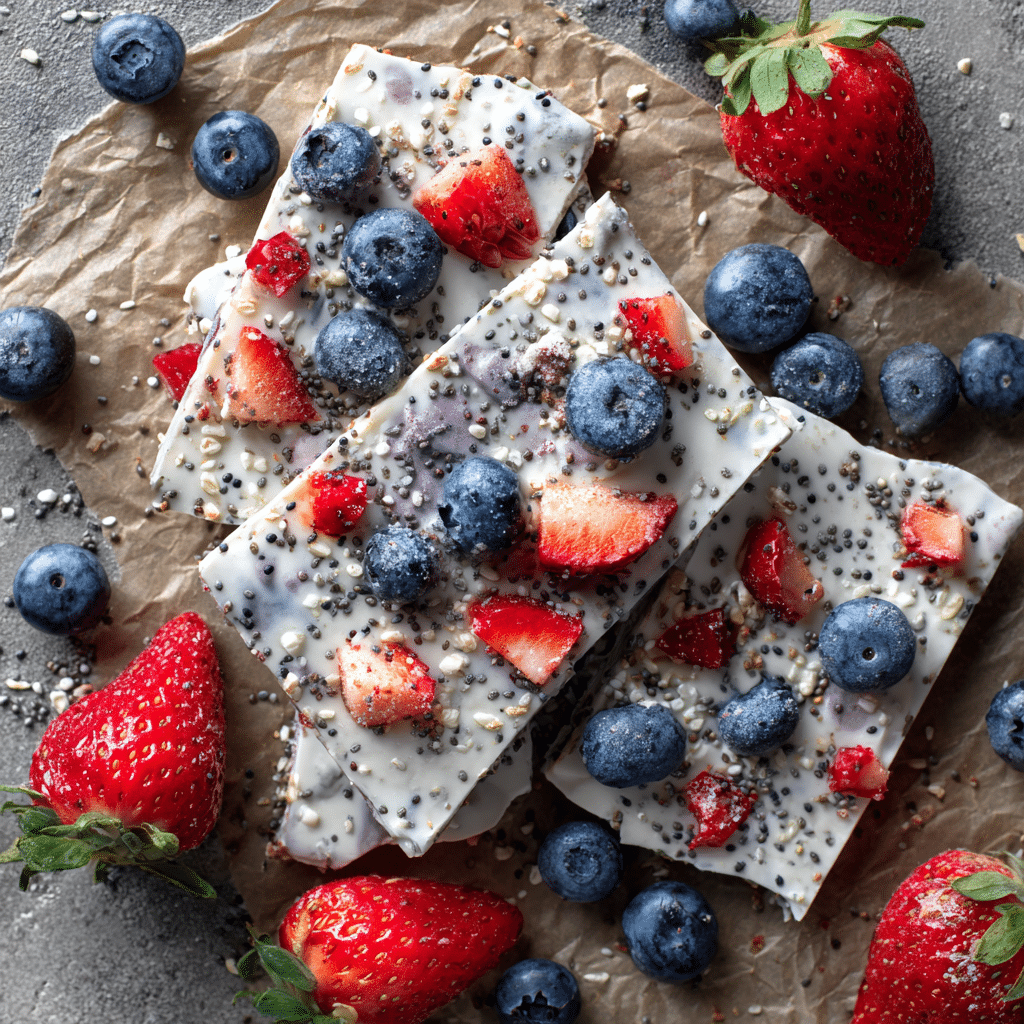 Yogurt Berry Bark Recipe
