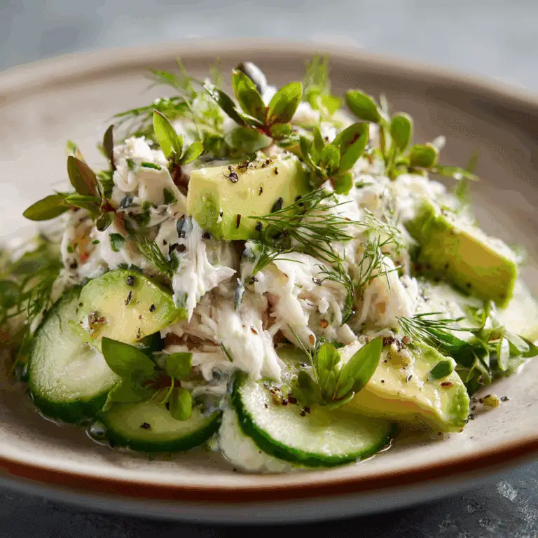 Avocado & Crab Seafood Salad