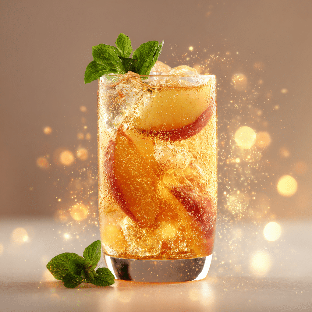 Ginger Peach Sparkler
