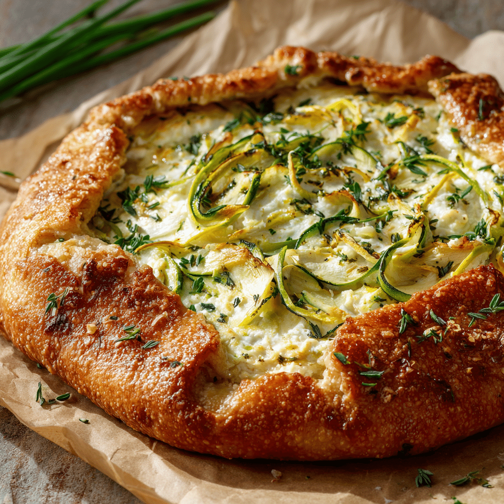 Zucchini and Ricotta Galette