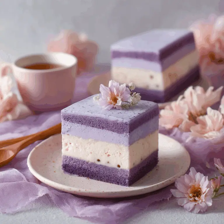 Taro Milk Tea Cake