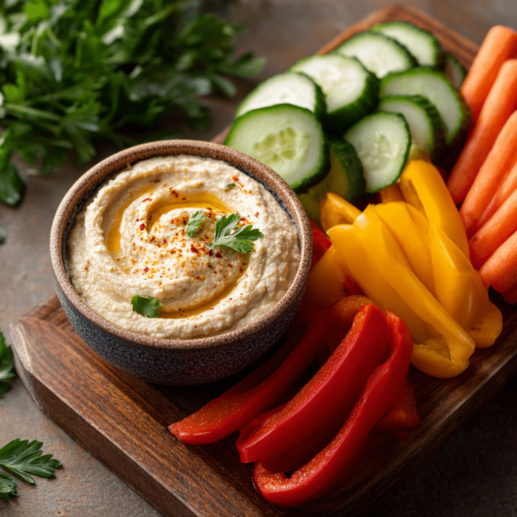 Hummus & Veggie Sticks