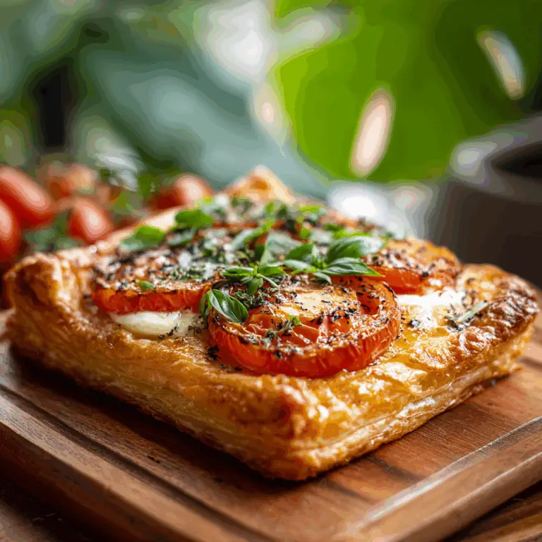 Fresh Tomato and Mozzarella Tart