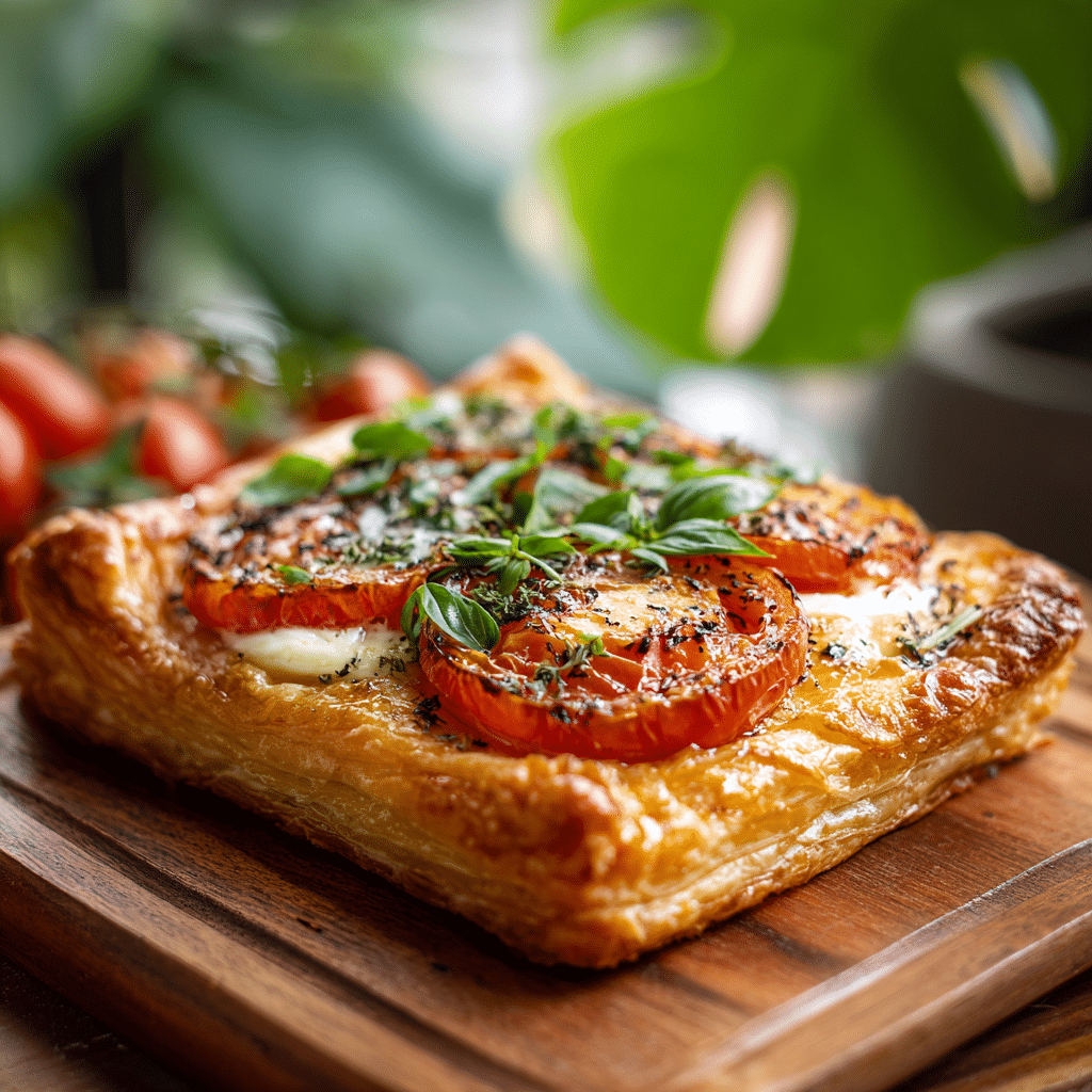 Fresh Tomato and Mozzarella Tart