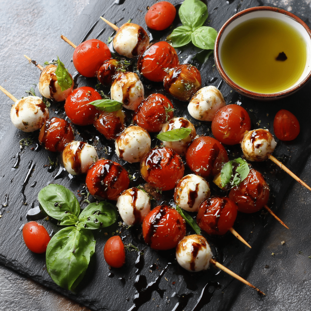 Mini Caprese Skewers
