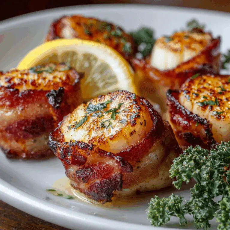 Grilled Bacon Wrapped Scallops