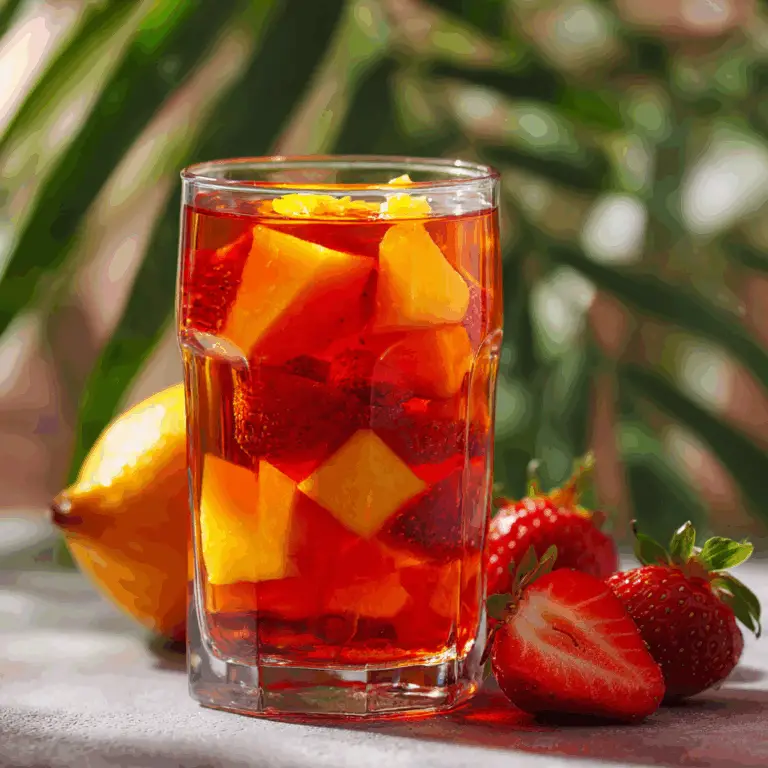 Strawberry Mango Iced Tea
