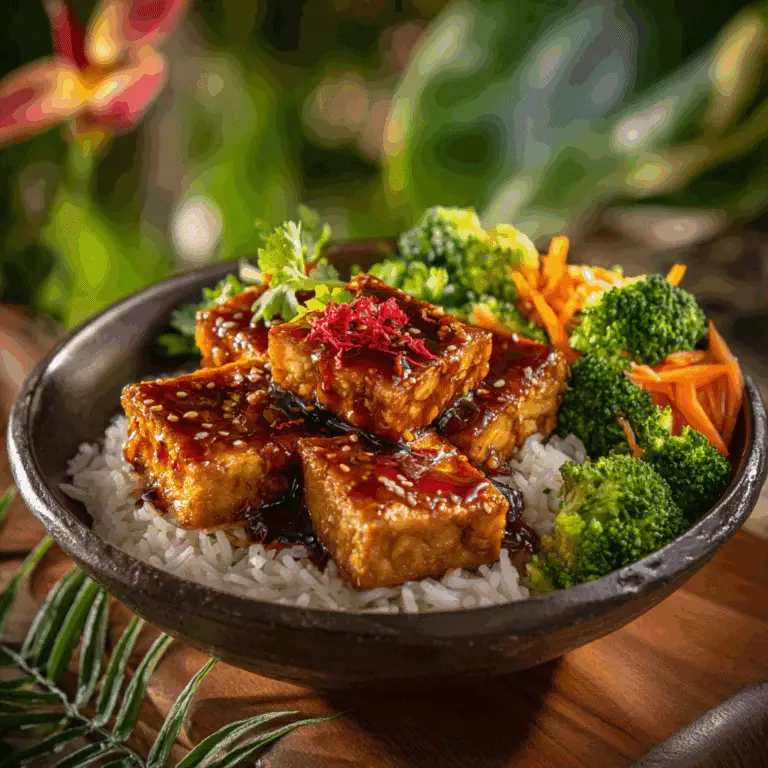 Teriyaki Grilled Tofu Bowl