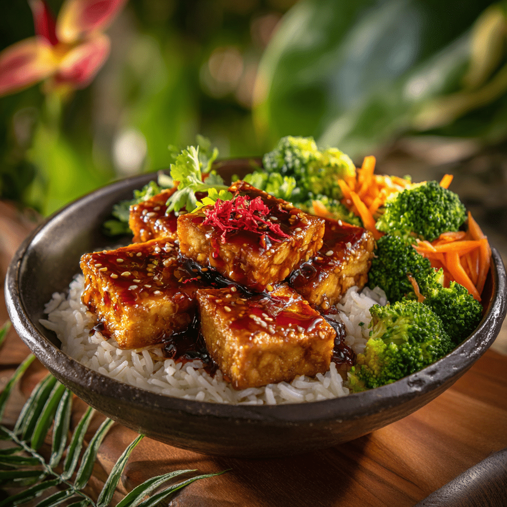 Teriyaki Grilled Tofu Bowl