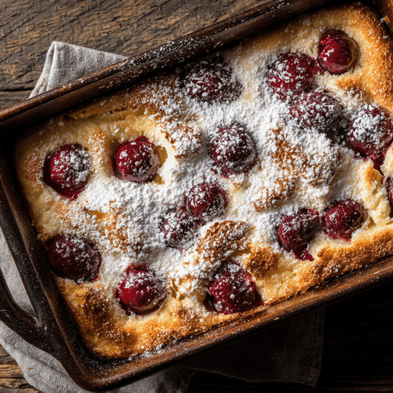 Cherry Clafoutis Recipe