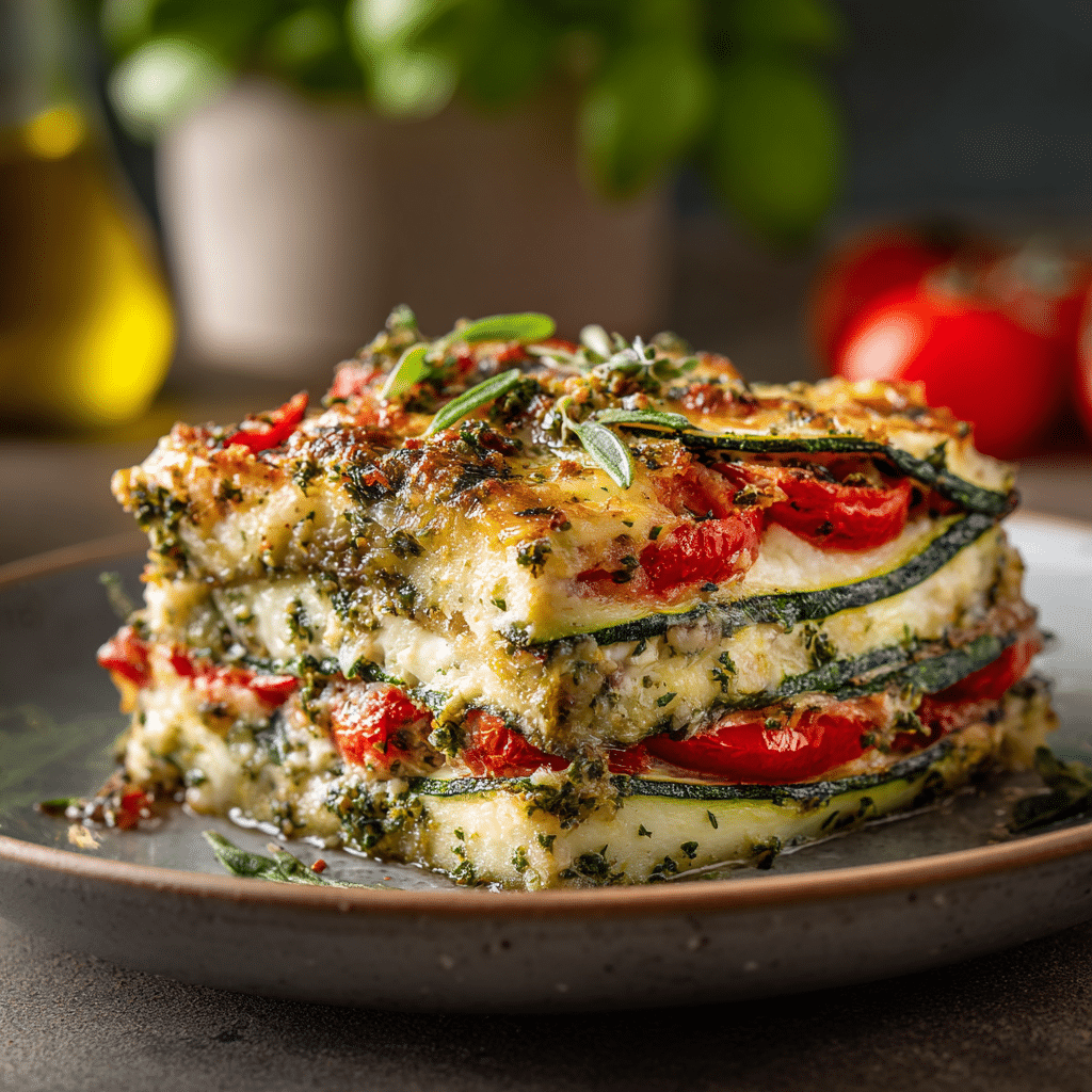 Zucchini and Tomato Gratin