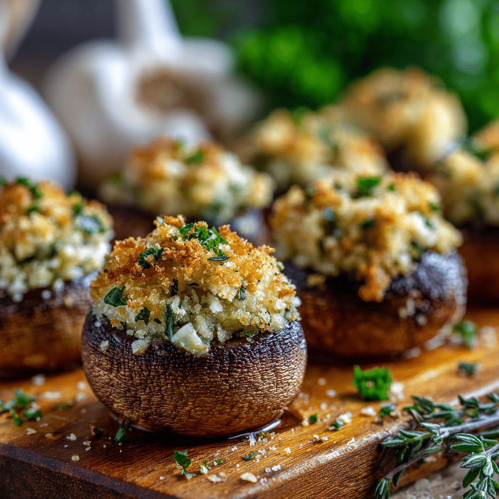 Italian‑Style Stuffed Mushrooms