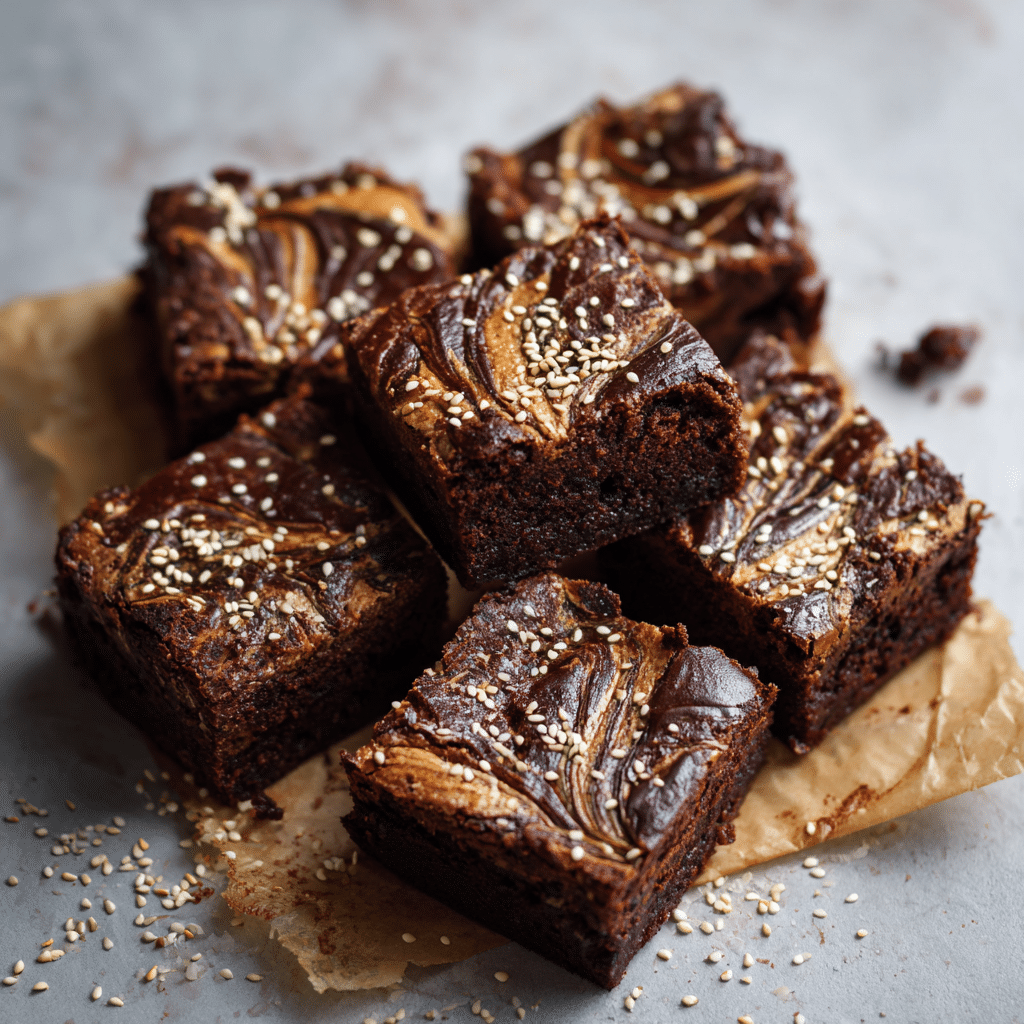 Chocolate Tahini Brownies