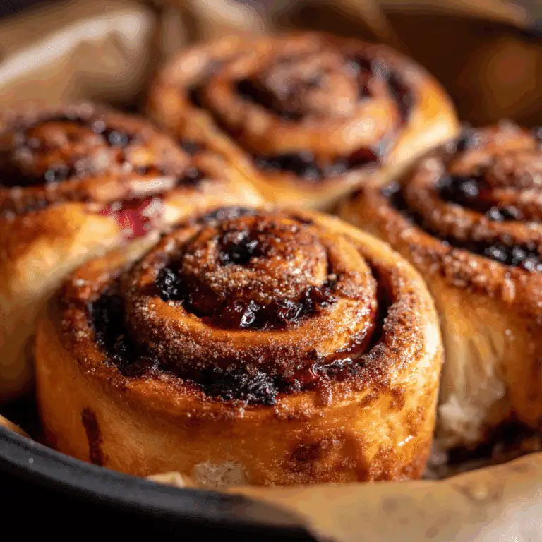 Cherry Almond Cinnamon Rolls