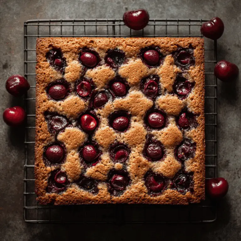 Brown Butter Cherry Bars