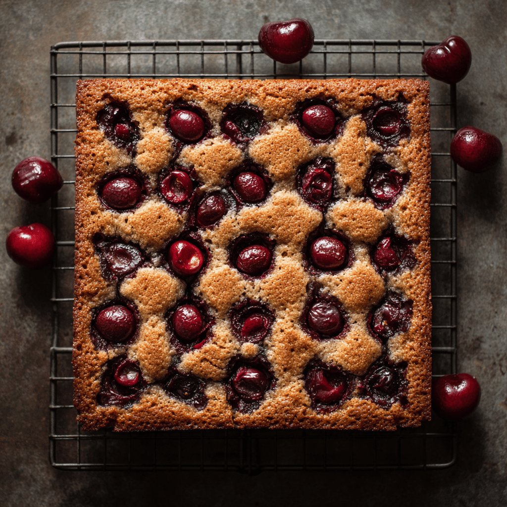 Brown Butter Cherry Bars