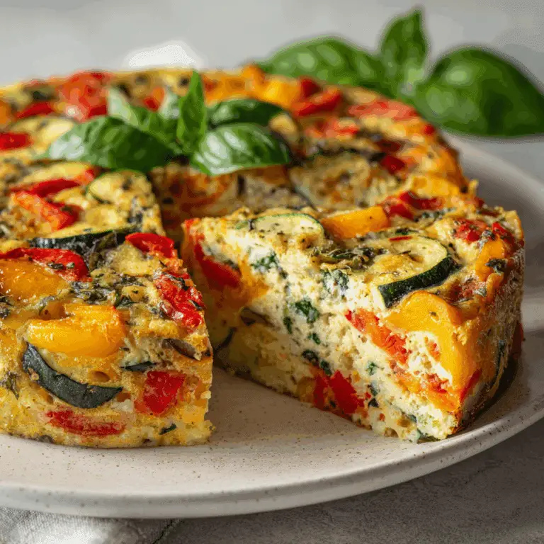 Vegetable Frittata with Summer Veggies