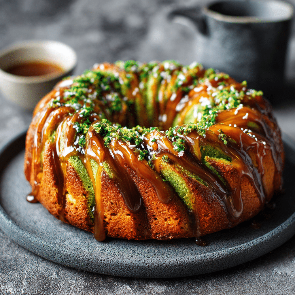 Thai Matcha Bread Cake