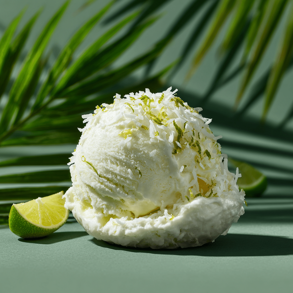 Lime Coconut Cream Ice Cream