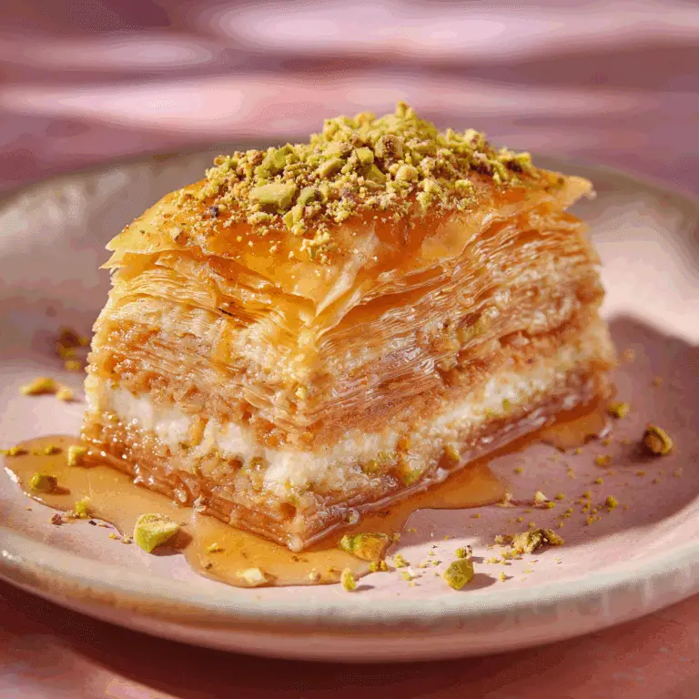 Rose Water Baklava Cake