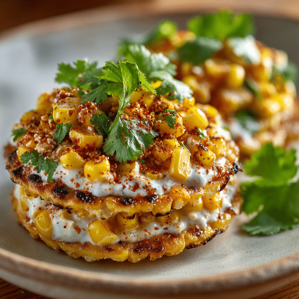 Smoky Grilled Corn Tostadas