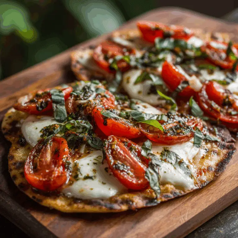 Tomato Basil Flatbread