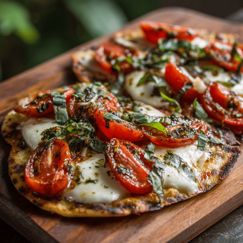 Tomato Basil Flatbread