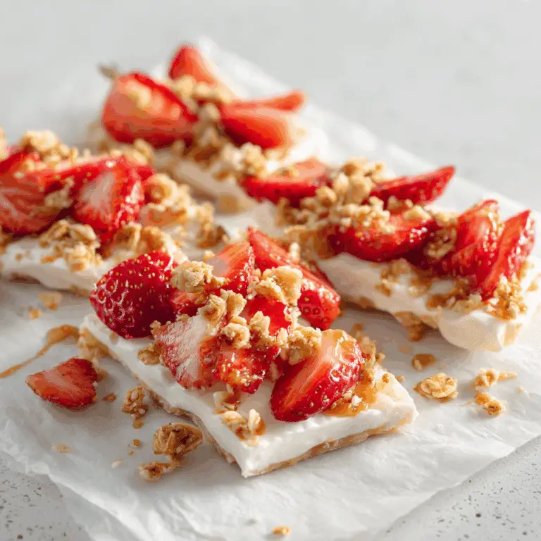 Strawberry Yogurt Ice Cream Bark