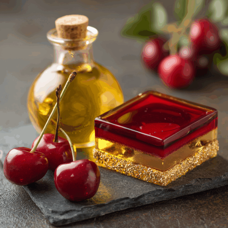 Olive Oil Cherry Snack Cake
