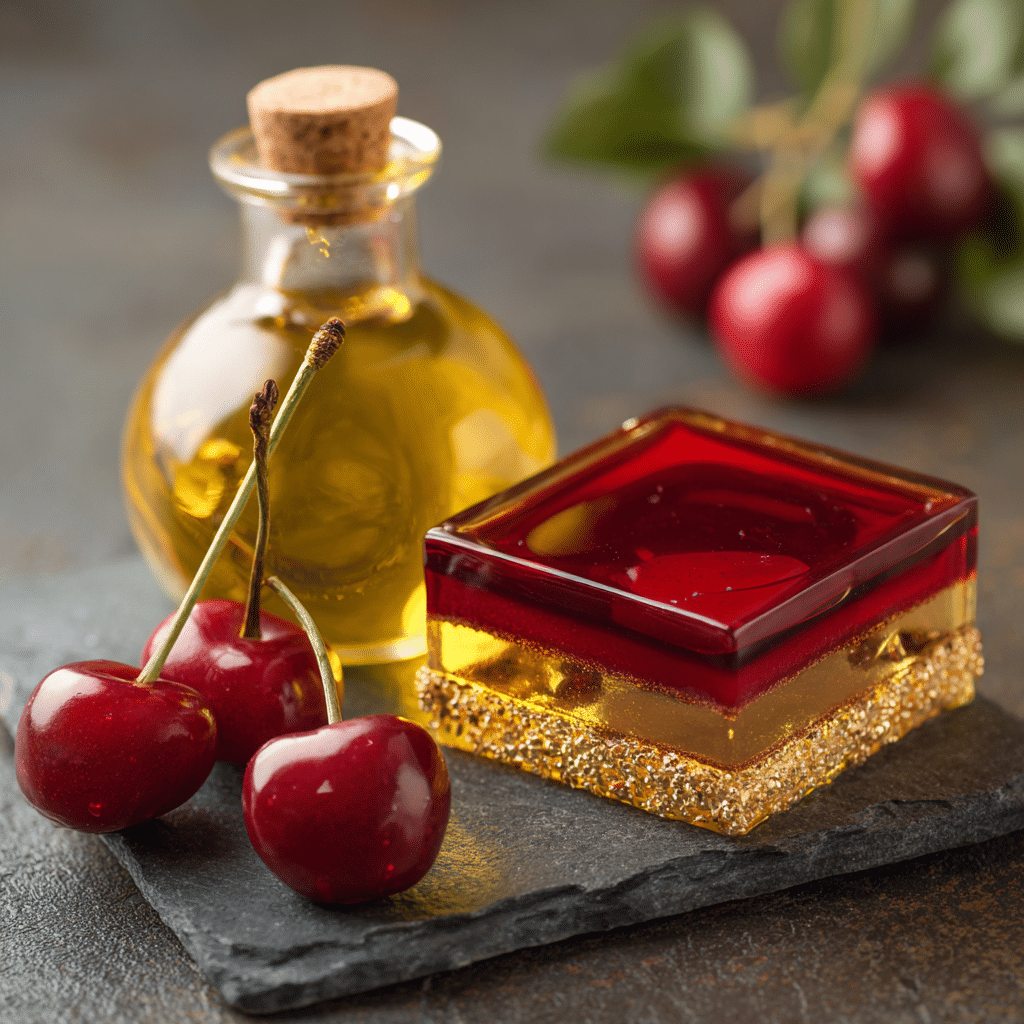 Olive Oil Cherry Snack Cake