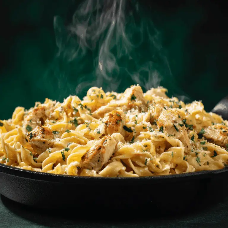 One Pan Garlic Parmesan Chicken Pasta