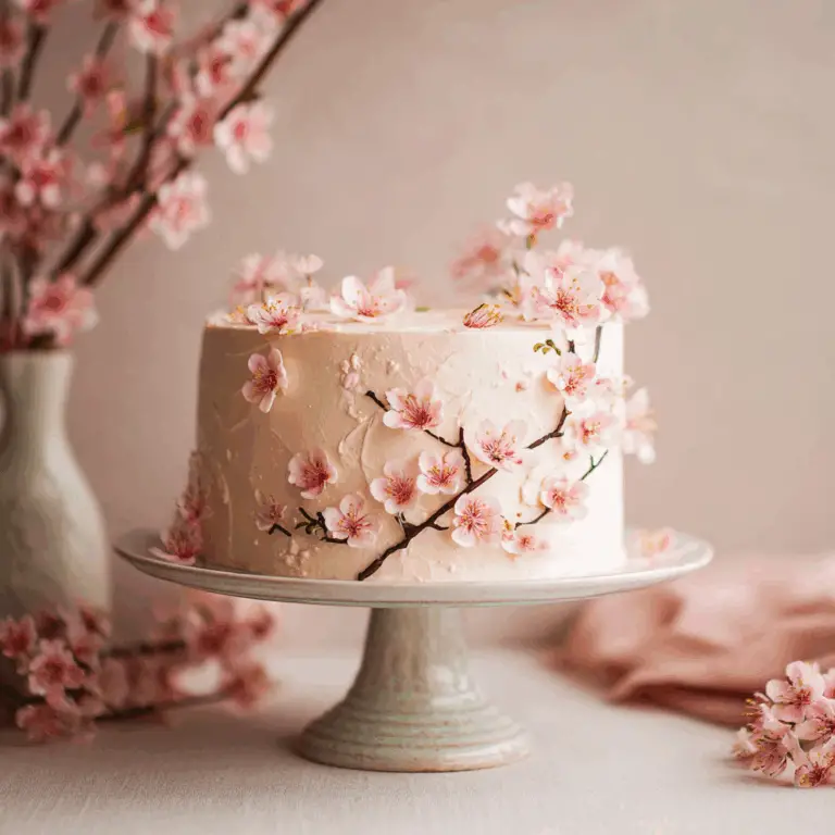 Cherry Blossom Sakura Cake
