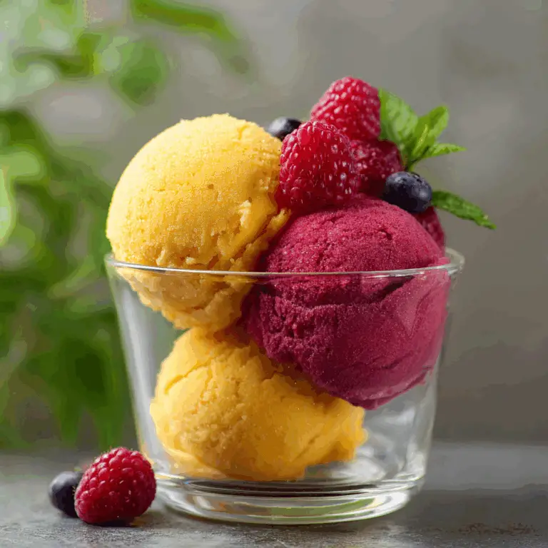 Raspberry Lemon Cream Ice Cream