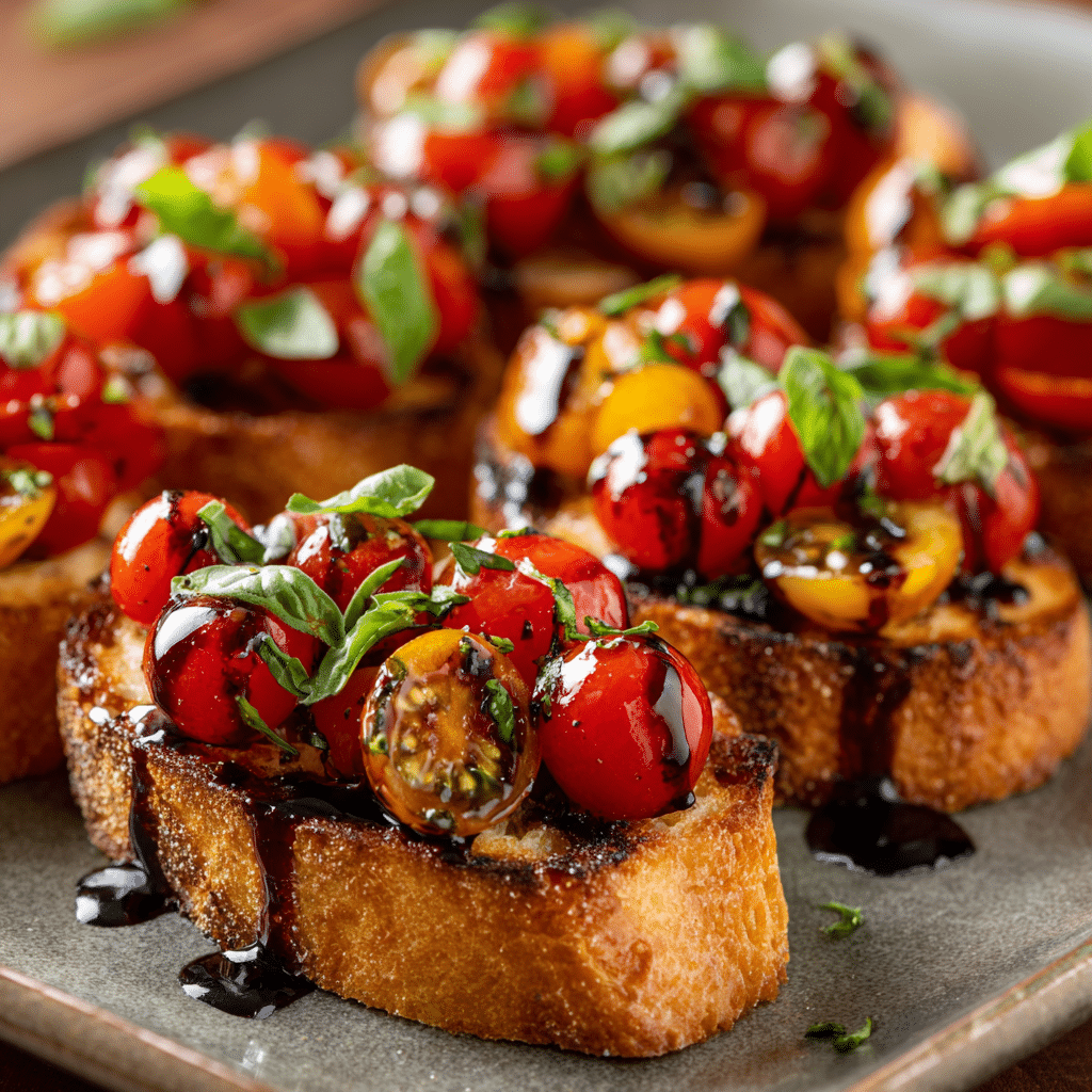 Balsamic Tomato Bruschetta
