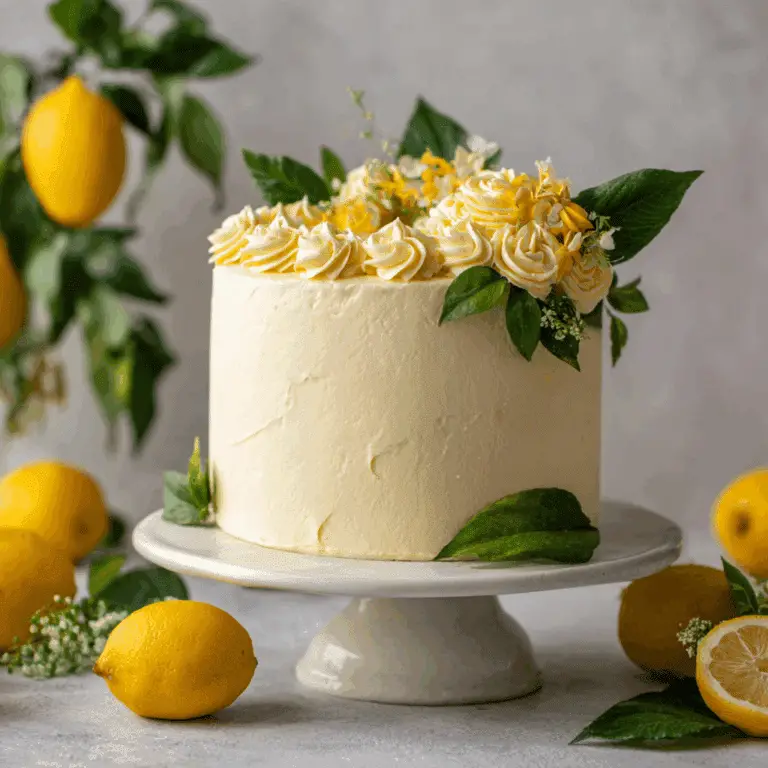 Lemon Velvet Layer Cake