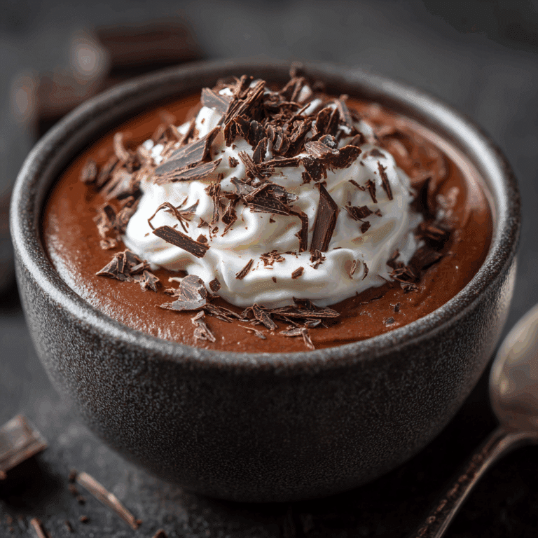 Chocolate Protein Pudding