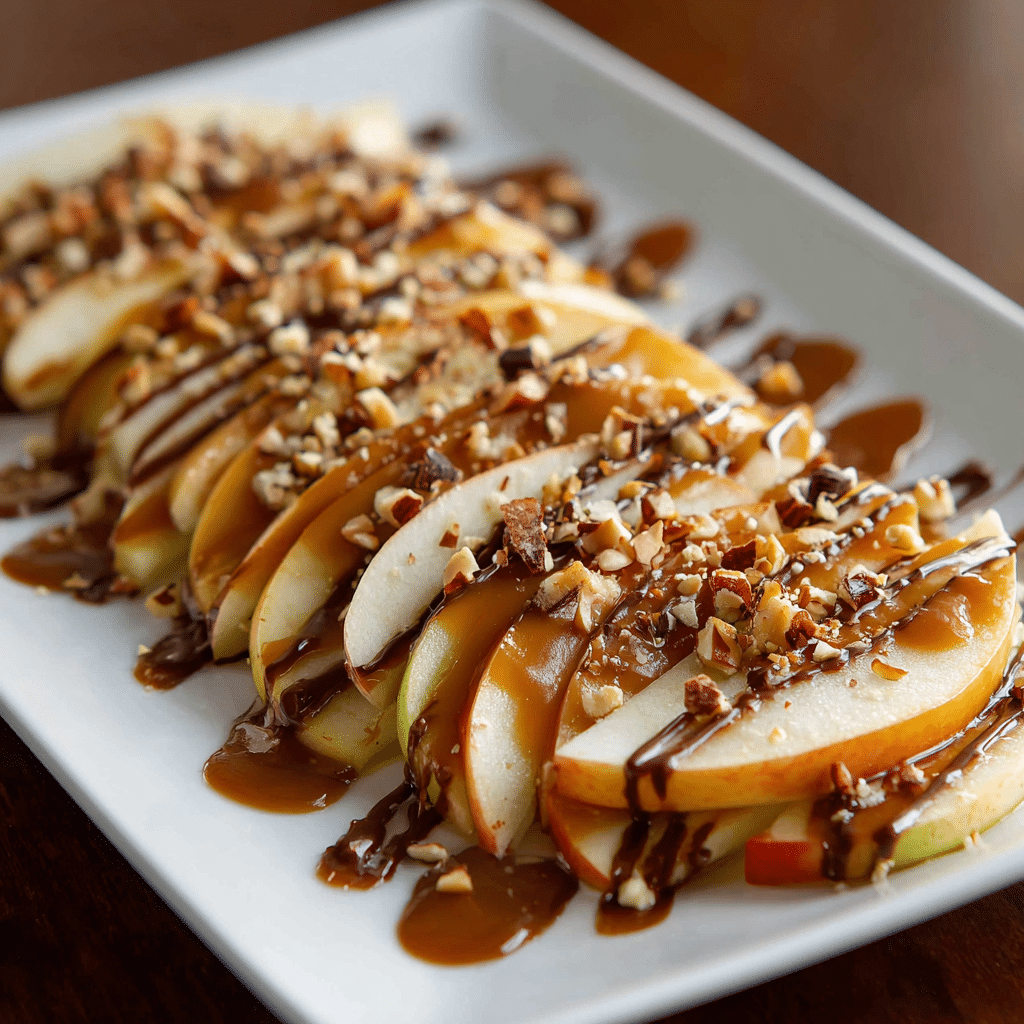 Caramel Apple Nachos
