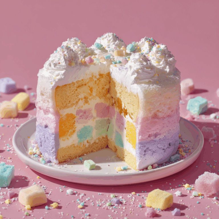 Poke Cake with Gelatin or Sweetened Milk