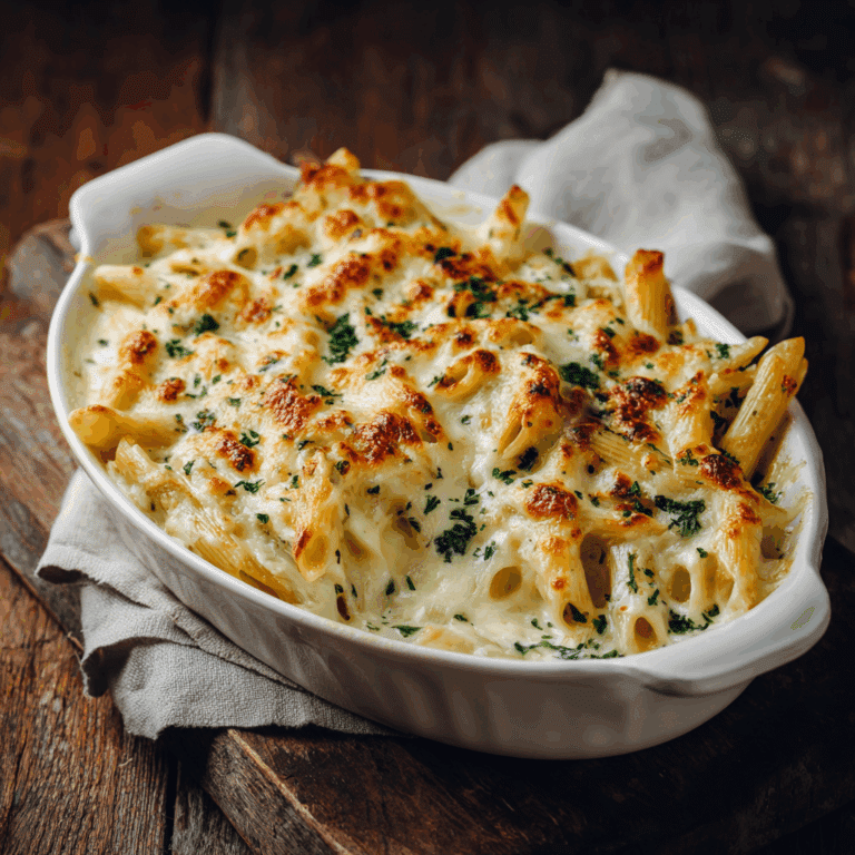 Chicken Alfredo Bake
