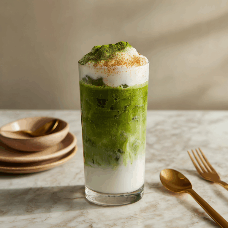 Iced Matcha Latte