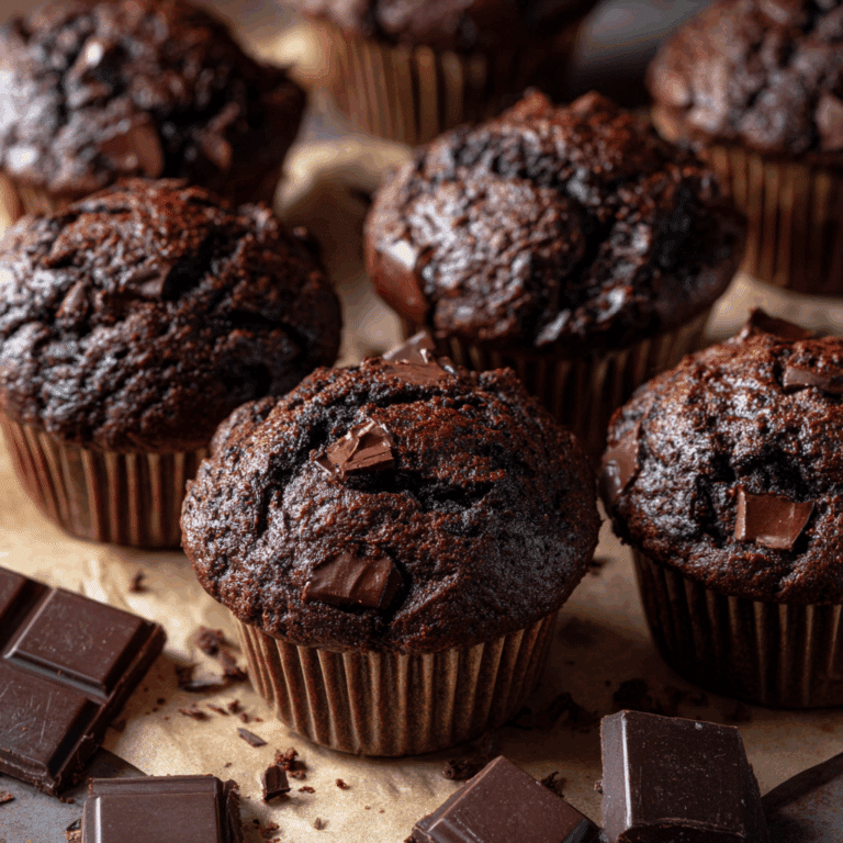 Double Chocolate Muffins
