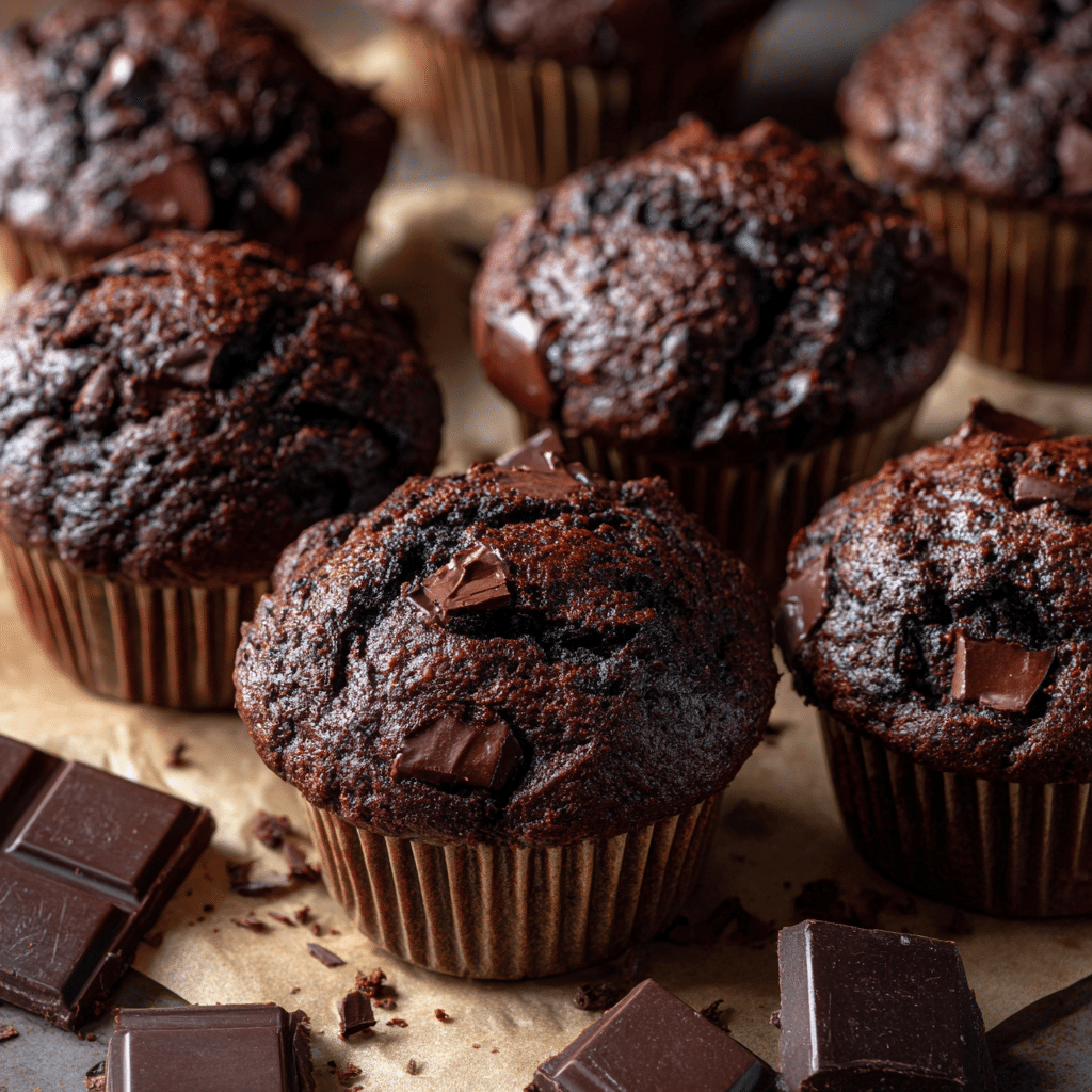 Double Chocolate Muffins